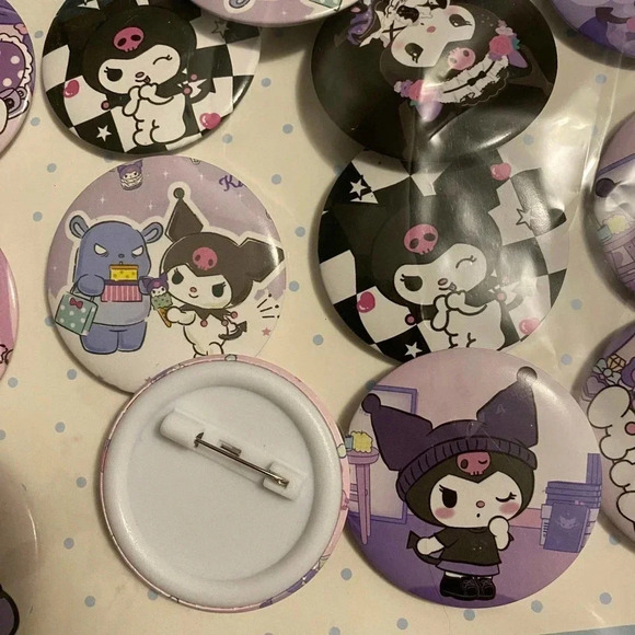 Copied - Sanrio Kuromi Pins 2 pins lot - Picture 2 of 3
